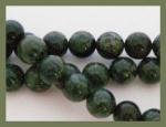 Rounds: Kambaba Jasper 8mm by the Strand 15 - 16 inches