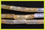 Tubes: 5 x 10mm Aragonite Strands 15 - 16 inches