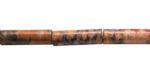 Tubes: 4 x 13mm Leopardskin Jasper 15 - 16 inches