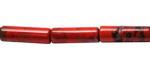 Tubes: 4 x 13mm Red Jasper 15 - 16 inches
