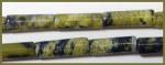 Tubes: 4 x 13mm Yellow Turquiose (Serpentine) 15 - 16 inches