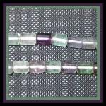 Tubes: 6 x 8mm Fluorite 15 - 16 inches