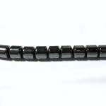 Tubes Hematite: 6 x 6mm Strands 15 - 16 inches