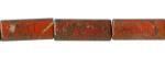 Tubes: 7 x 18mm Poppy Jasper 15 - 16 inches