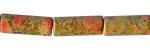 Tubes: 7 x 18mm Unakite 15 - 16 inches