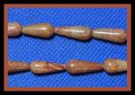 Teardrops: 6 x 16mm Modern Fossil 15 - 16 inches