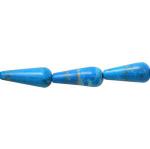 Teardrops: 6 x 16mm Turquoise Howlite 15 - 16 inches