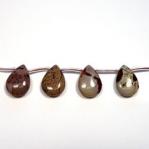 Teardrops: 18 x 25mm Artistic Jasper (Flat) 15 - 16 inches