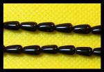 Teardrops: 4 x 8mm Black Onyx 15 - 16 inches, 3 for $12