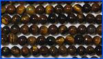 Rounds: Tigereye  4mm Strands 15 - 16 inches