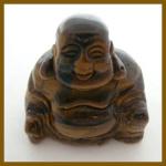 Stone Figurine Buddha: Tiger's Eye