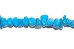 Chips: Turquoise Howlite (Dyed Blue) 32 inches, 3 for $7.50