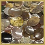Worrystones: Fancy Jasper Thumbstones, Worry Stones 10 for $15, Nondescript colors