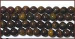 Rounds: Tigeriron  6mm Strands 15 - 16 inches