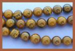 Rounds: Tigeriron  8mm Strands 15 - 16 inches