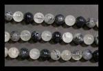 Rounds: Tourmalinated Quartz 10mm Strands 15 - 16 inch, each strand