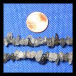 Chips: Tourmalinated Quartz Strands  32 inches