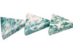 Triangles: 16mm Tree Agate 15 - 16 inches, 3 for $12