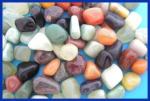 Mineral Specimens: Tumbled Stone by the Pound Some Maybe Drilled