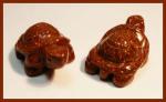 Stone Figurine Turtle: Goldstone 3 for $30
