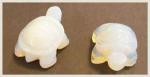 Stone Figurine Turtle: Moonstone Glass (Opalite) 3 for $30
