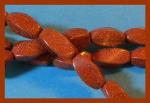 Twists: 6 x 13mm Goldstone (Glass) 15 - 16 inches