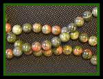 Rounds: Unakite  8mm by the Strand 15 - 16 inches