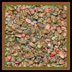 Chips: Undrilled Unakite Small about two pounds