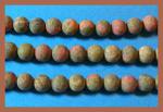 Rounds: Frosted Unakite 6mm by the Strand 15 - 16 inches