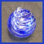 Witch Ball3: Small: WB1153 Hanging Witch Ball, Blue 3 inches, 3 for $21