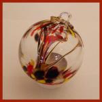 Witch Ball3: Small: WB3112 Hanging Glass Ball, Early Autumn, 3 inches, 3 for $21