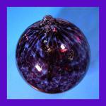 Witch Ball6: #12 Purple, Muted Purple 6 Inches Across
