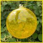Gazing Ball8: #31 8 Inches Yellow Heading Toward Caramel Yellow