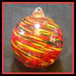 Witch Ball6: WB96 Apocalypse Sunset 6 inches Across