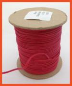 Cord: Waxed Cotton Red 2mm 144 yard spools